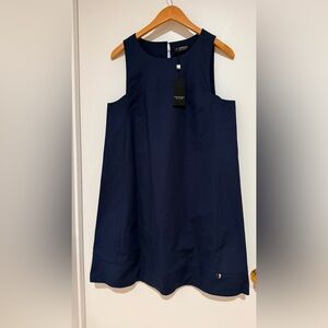 Twin-Set Navy Sleeveless Mini Dress